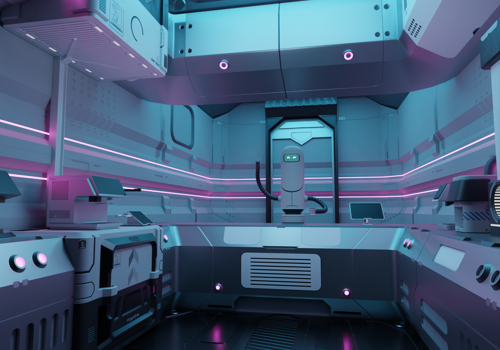 AR/VR Development Package Example: Cosmic Cafe