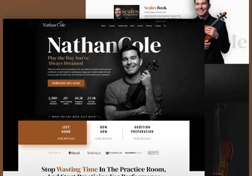 Web Development Package Example: Nathan Cole