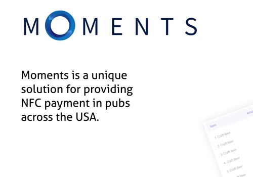 Mobile App Development Package Example: Moments