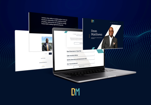 Web Design Package Example: Dean Matthews Cyber Risk Governance