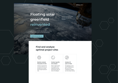 Web Design Package Example: Soleil Solar - Website for solar company