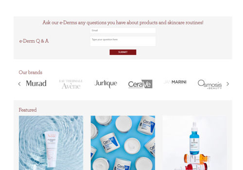 E-Commerce Development Package Example: eDermatology
