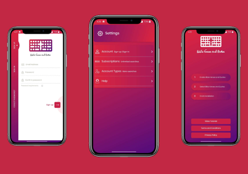 Mobile App Development Package Example: Bible Verses & Quotes Keyboard