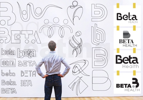 Branding Package Example: Beta Health: Brand Hierarchy and Visual Identity