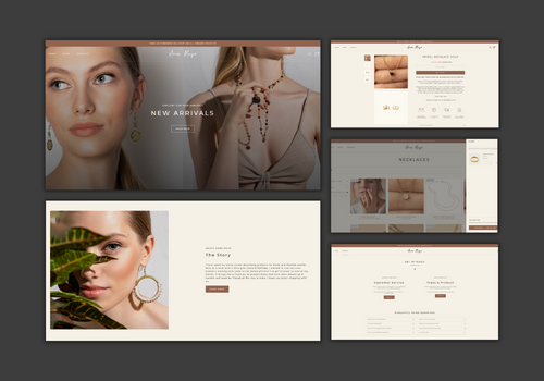E-Commerce Development Package Example: Anna Muse - Jewellery Store