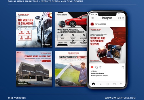 Social Media Marketing Package Example: Toyo Motors | Social Media Marketing