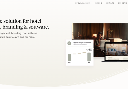 Web Development Package Example: Life House CMS Webflow Website