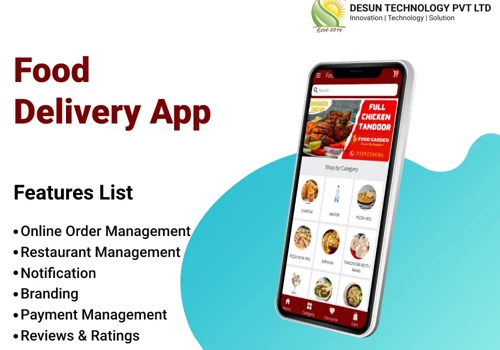 Mobile App Development Package Example: Restaurant Food Delivery App for Android and iOS