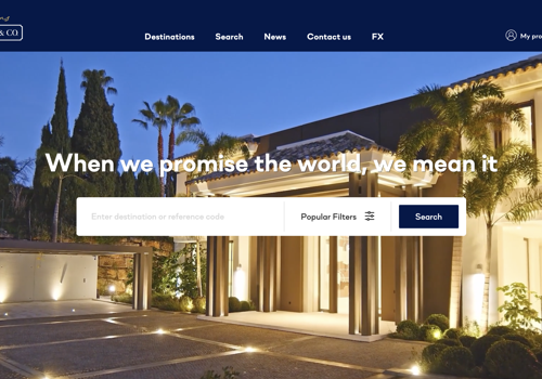Web Design Package Example: Web UI/UX Design Services for Real Estate Company