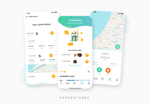 Mobile App Development Package Example: Toogethr - Smart Parking App