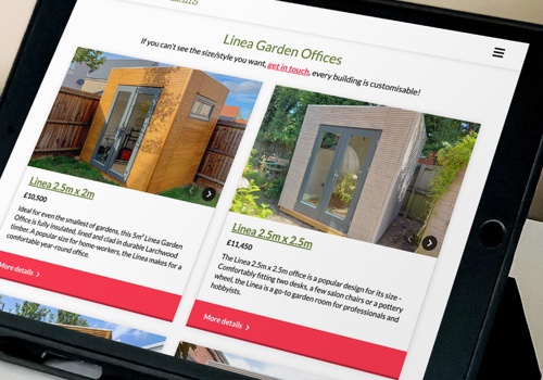 UX/UI Design Package Example: Website design and SEO for Garden Affairs