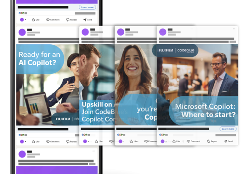 Content Marketing Package Example: FUJIFILM CodeBlue: Microsoft Copilot Go-to-Market