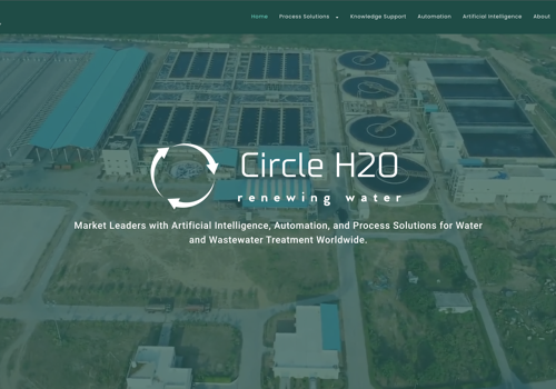 Web Design Package Example: CircleH2O Water & Waste Treatment Website Design