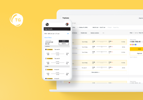 Mobile App Development Package Example: TripGate by CEE Travel Systems
