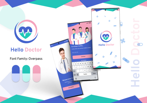 Mobile App Development Package Example: Doctor Mobile App Design