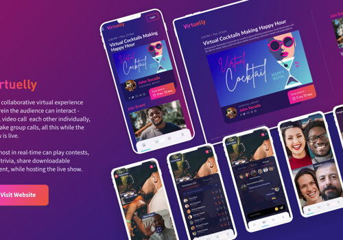 UX/UI Design Package Example: Virtuelly