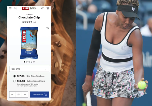 Digital Strategy Package Example: CLIF Bar DTC Website