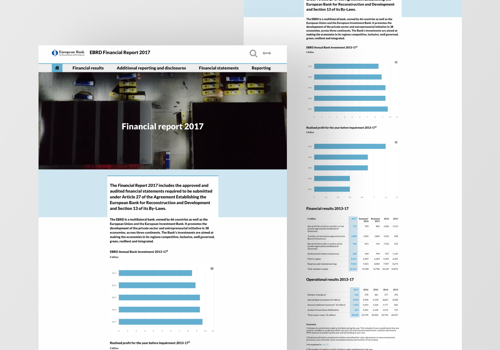 Web Development Package Example: European Bank for Reconstruction and Development ’17