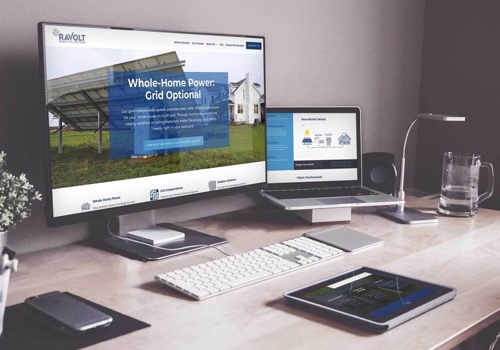 Branding Package Example: RaVolt - Brand Strategy, Web Design, Marketing