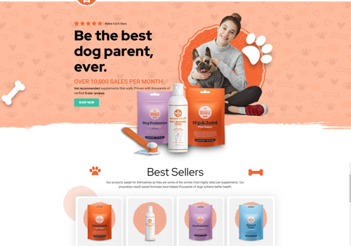 E-Commerce Development Package Example: Pet Care
