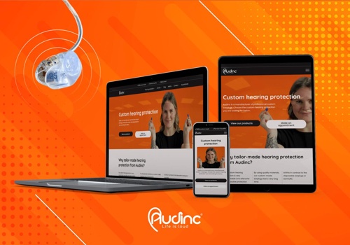 Web Design Package Example: Audinc – Premium Website for Hearing Protection