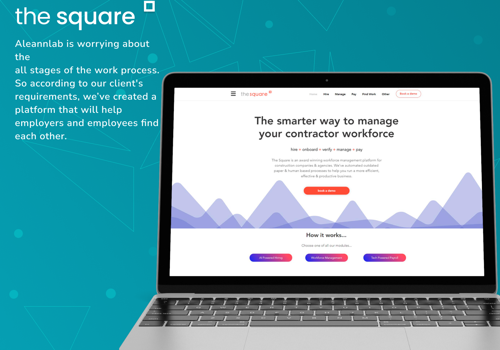 Web Development Package Example: A platform to manage of contractors' workforce