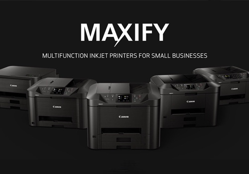 Branding Package Example: Maxify - Naming a line of printers for Canon