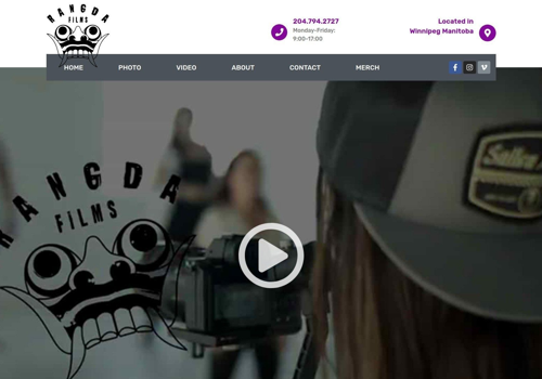 Web Development Package Example: Rangdafilms