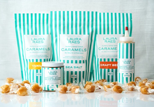 Branding Package Example: Caramel  & Toffee Pouch Packaging