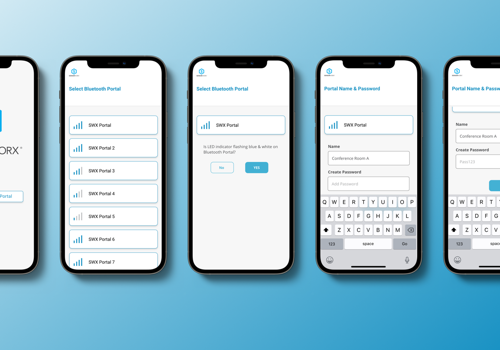 UX/UI Design Package Example: SENSORWORX Mobile Application
