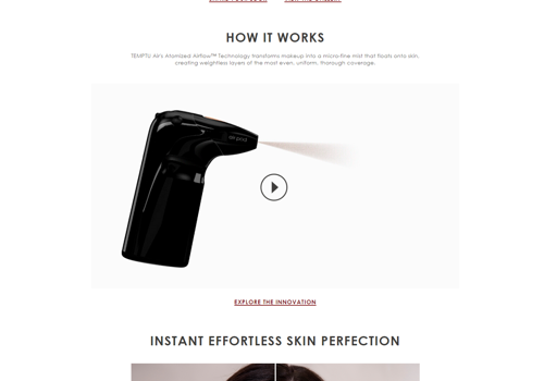E-Commerce Development Package Example: Temptu eCommerce Development