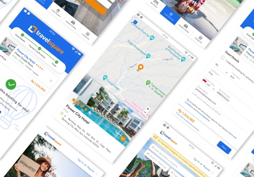 UX/UI Design Package Example: TravelSquare