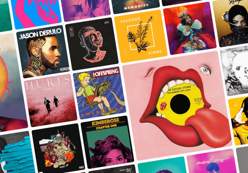 UX/UI Design Package Example: Mp3million - Million and more tracks