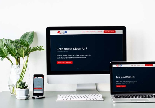 Web Design Package Example: Website Design & Development of HVAC company