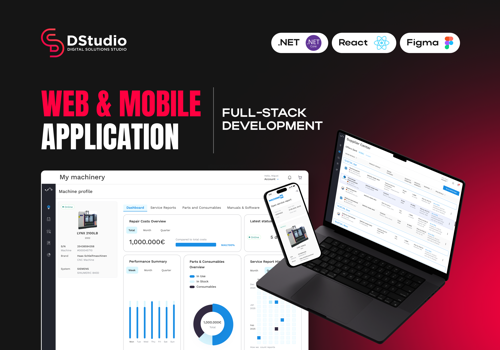 Custom Software Development Package Example: MachineID — UX/UI design & web development