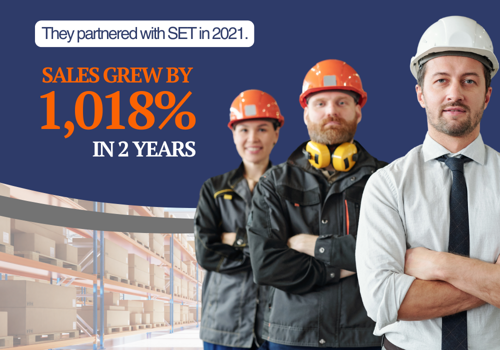 Advertising Package Example: Industrial Products Partner - Massive Growth