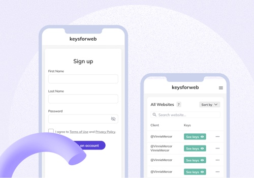 Web Development Package Example: KeysForWeb App