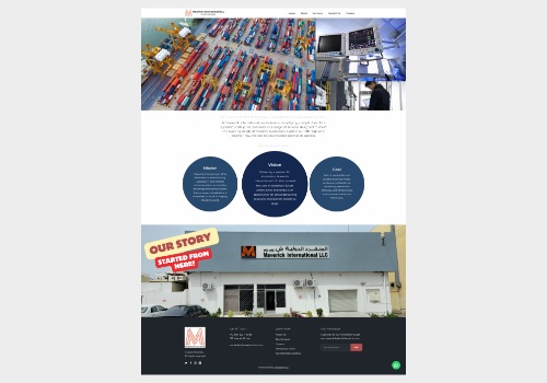 Web Design Package Example: Transforming Maverick International with Cutting-E