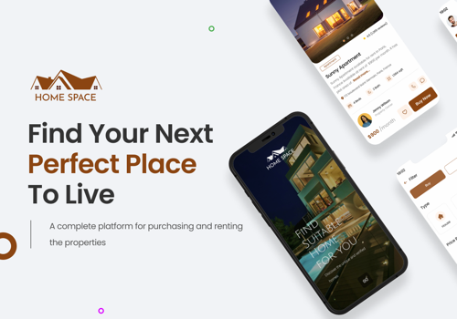 Mobile App Development Package Example: House Space | Real Estate
