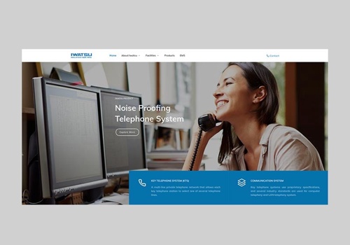 Web Design Package Example: Corporate website for an Japanese-based client
