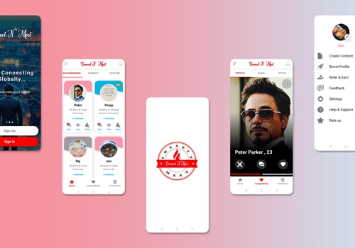 Mobile App Development Package Example: A SOCIAL/DATING APP - ConnectN'Meet