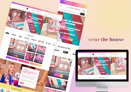 E-Commerce Development Package Example: WEAR THE HOUSE