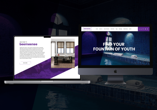 Web Development Package Example: Beemeenee - Urban Wellness