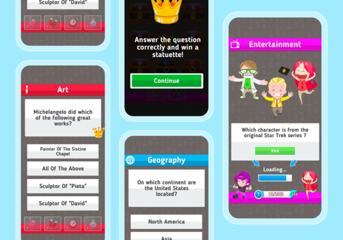 Mobile App Development Package Example: Trivia Quiz