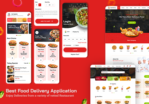 Mobile App Development Package Example: Xbreyins Food Delivery