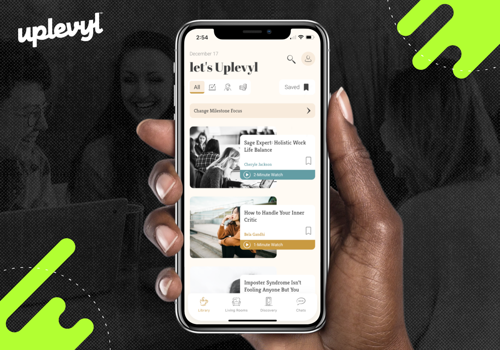 Mobile App Development Package Example: Uplevyl App