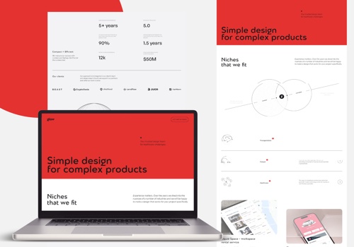 Web Development Package Example: UX desiging agcney website