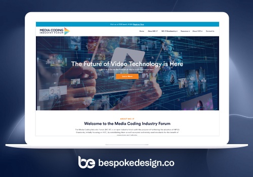 Web Design Package Example: Media Coding Industry Forum by Nokia website