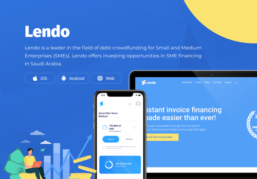 Mobile App Development Package Example: Lendo - Invoice Financing