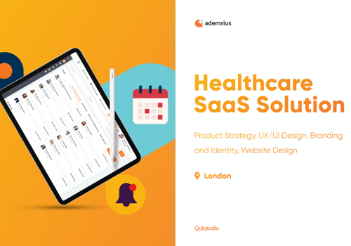UX/UI Design Package Example: Ademrius. Healthcare SaaS Solution